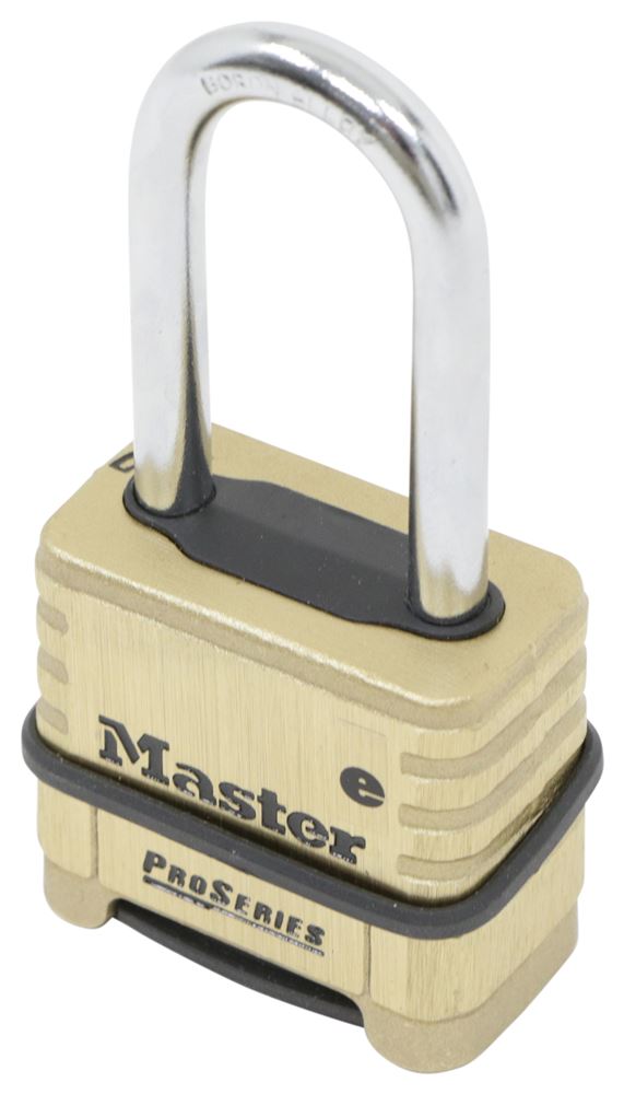 MASTERLOCK ProSeriesÂ® Resettable Combination Padlock , Model 1175H, Color Brass
