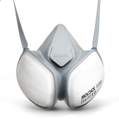 MOLDEX Compact Mask With Filter, FFA1P2 R D, Model 5120