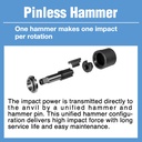 PNEUMATIC IMPACT WRENCH - 1 INCH L ANVIL ABS BODY- SI-1878 - SHINANO - JAPAN