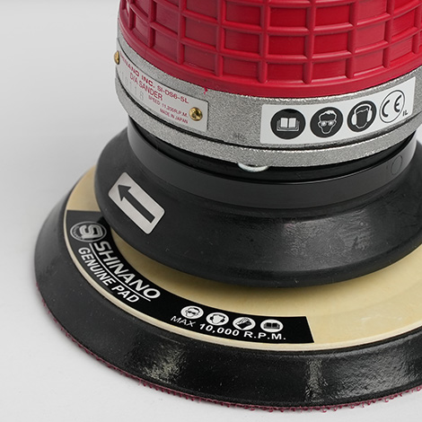 PNEUMATIC DUAL ACTION SANDER INDUSTRIAL - 5 INCH - SI-DS6-5L - SHINANO - JAPAN