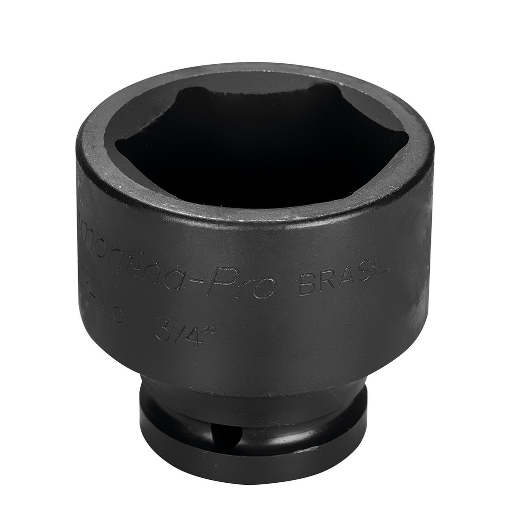 1.11/16'' 3/4" square drive 6 point chrome molybdenum impact socket,44892016, TRAMONTINA