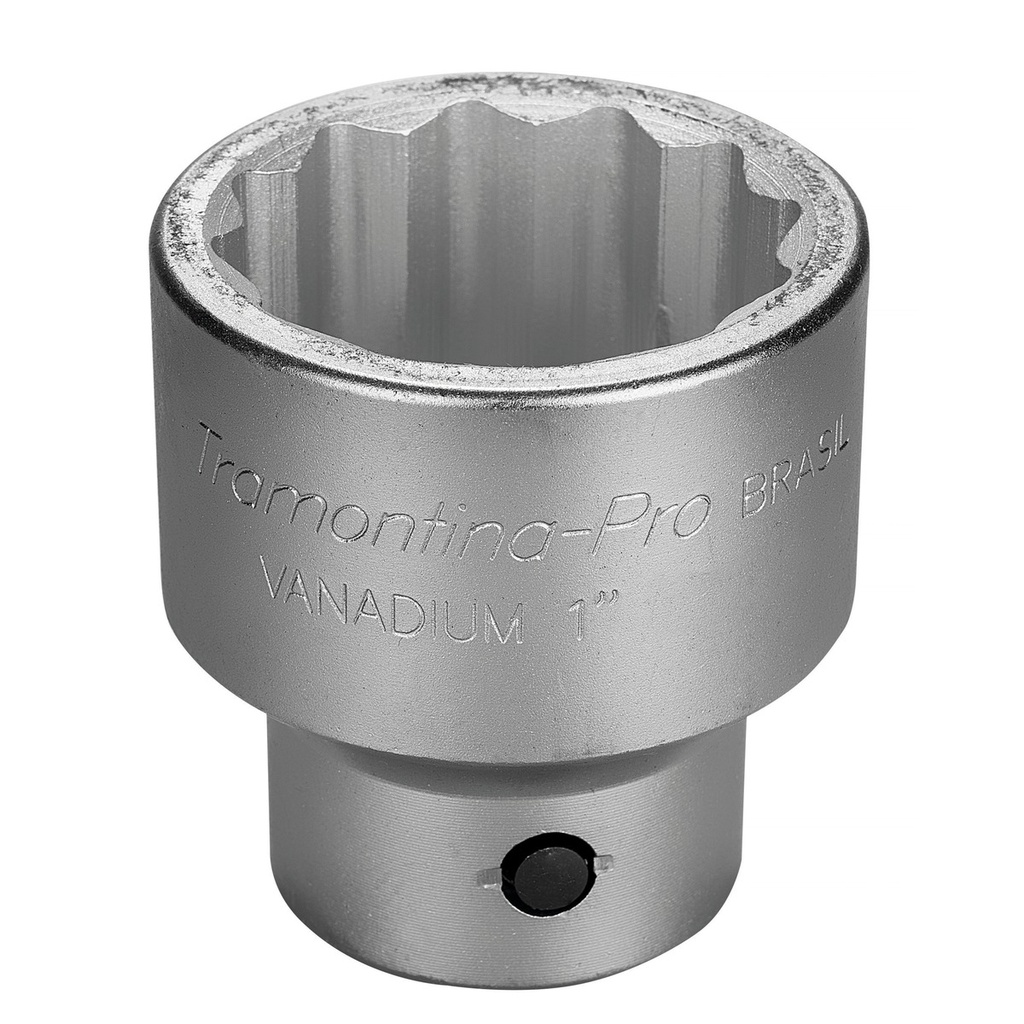 2.13/16" 1'' square drive 12 point chrome vanadium steel socket, 44912018, TRAMONTINA