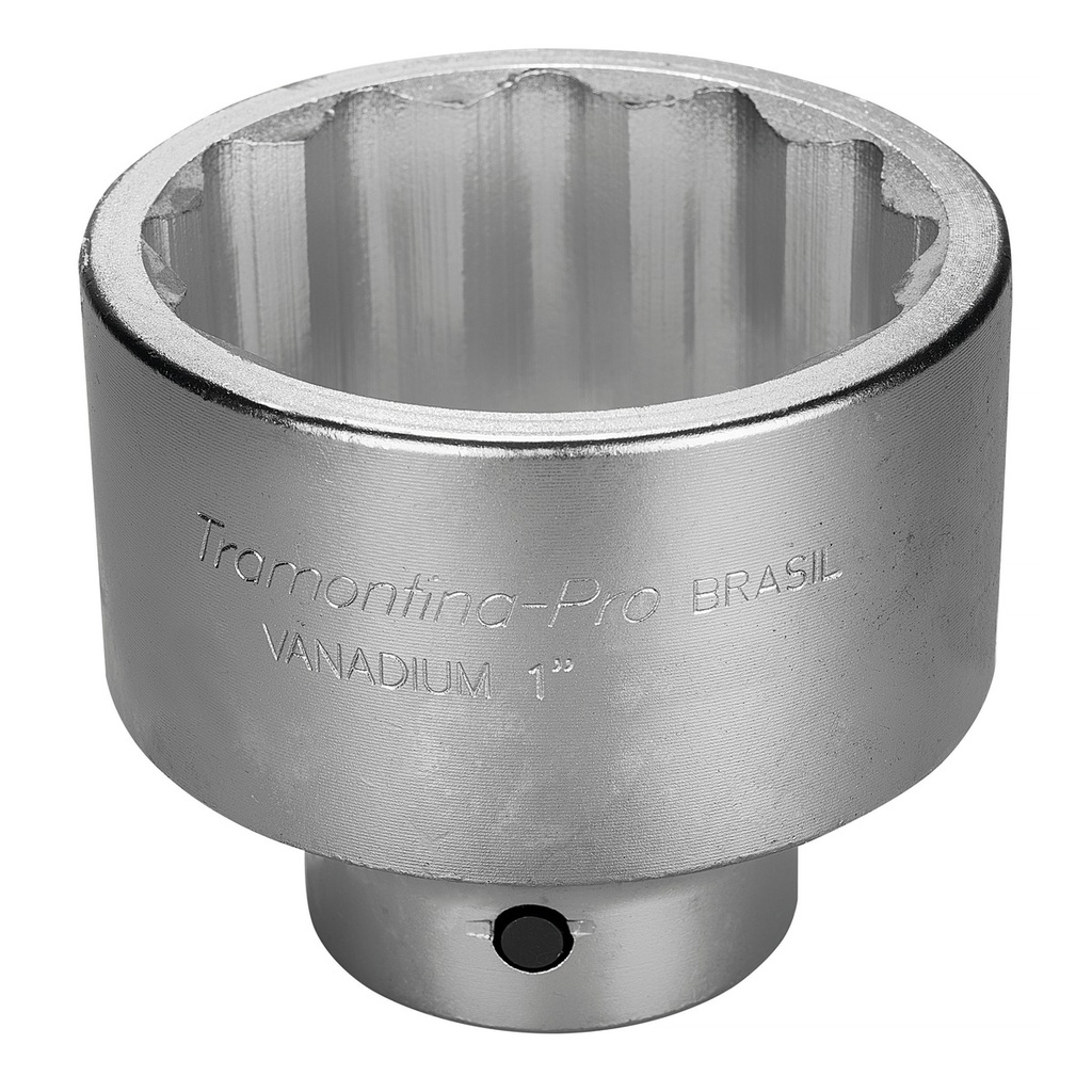 3" 1'' square drive 12 point chrome vanadium steel socket,44912020, TRAMONTINA