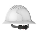 EVO® 6100 Full Brim Wheel Ratchet - White AJP170-000-100, JSP