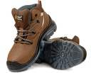TALAN Safety Non-Metallic Engineers Shoes, Model 217, Brown