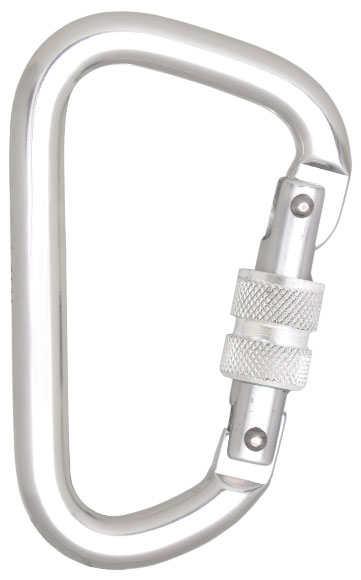 Aluminium Screw Locking Karabiner - 22.5mm opening - PN 116 - KARAM
