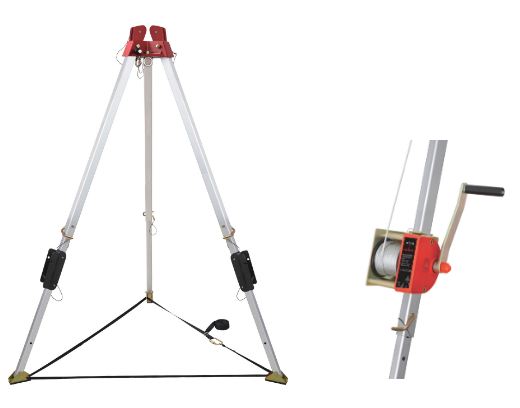 Tripod - 7ft with Winch 20 mtr - PN 800 + PN 801(20) - KARAM