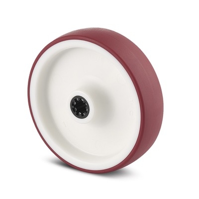 Wheels 160 mm Maxtech, UAR160x40-Ø20 HL58 red, TENTE