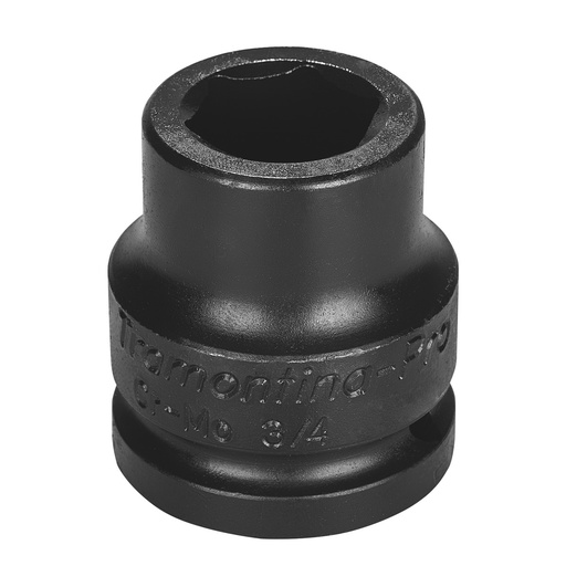 [44890025] 25 mm 3/4" square drive 6 point chrome molybdenum impact socket,44890025, TRAMONTINA