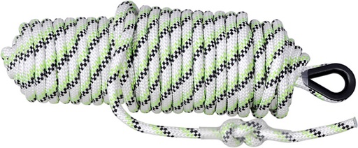 [PN 950 (KRAL12)] Kernmantle Rope Anchorage Line with both sides loop - 12mm x 50mtr - PN 950 (KRAL12) - KARAM